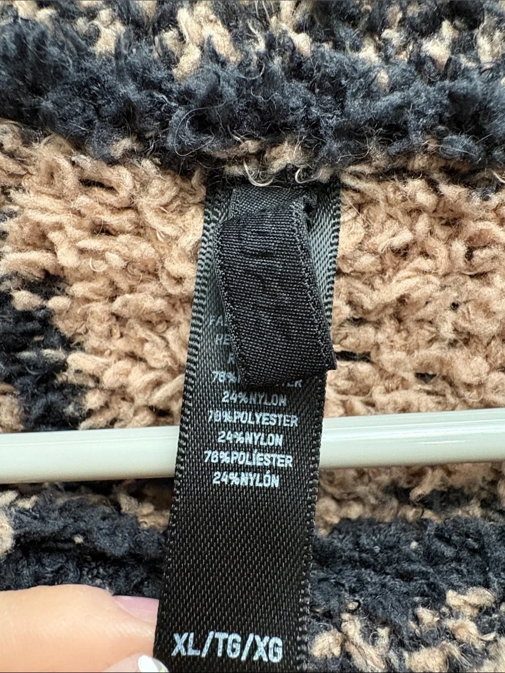 SKIMS plaid plush